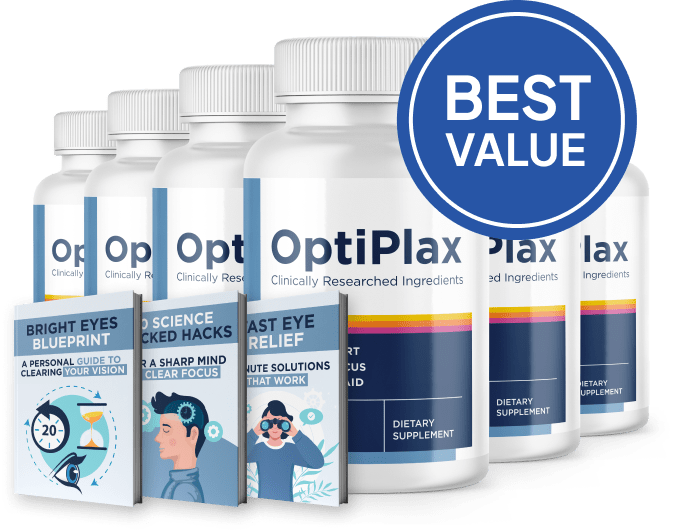 OptiPlax Daily Vision and Eye Health Support Supplement